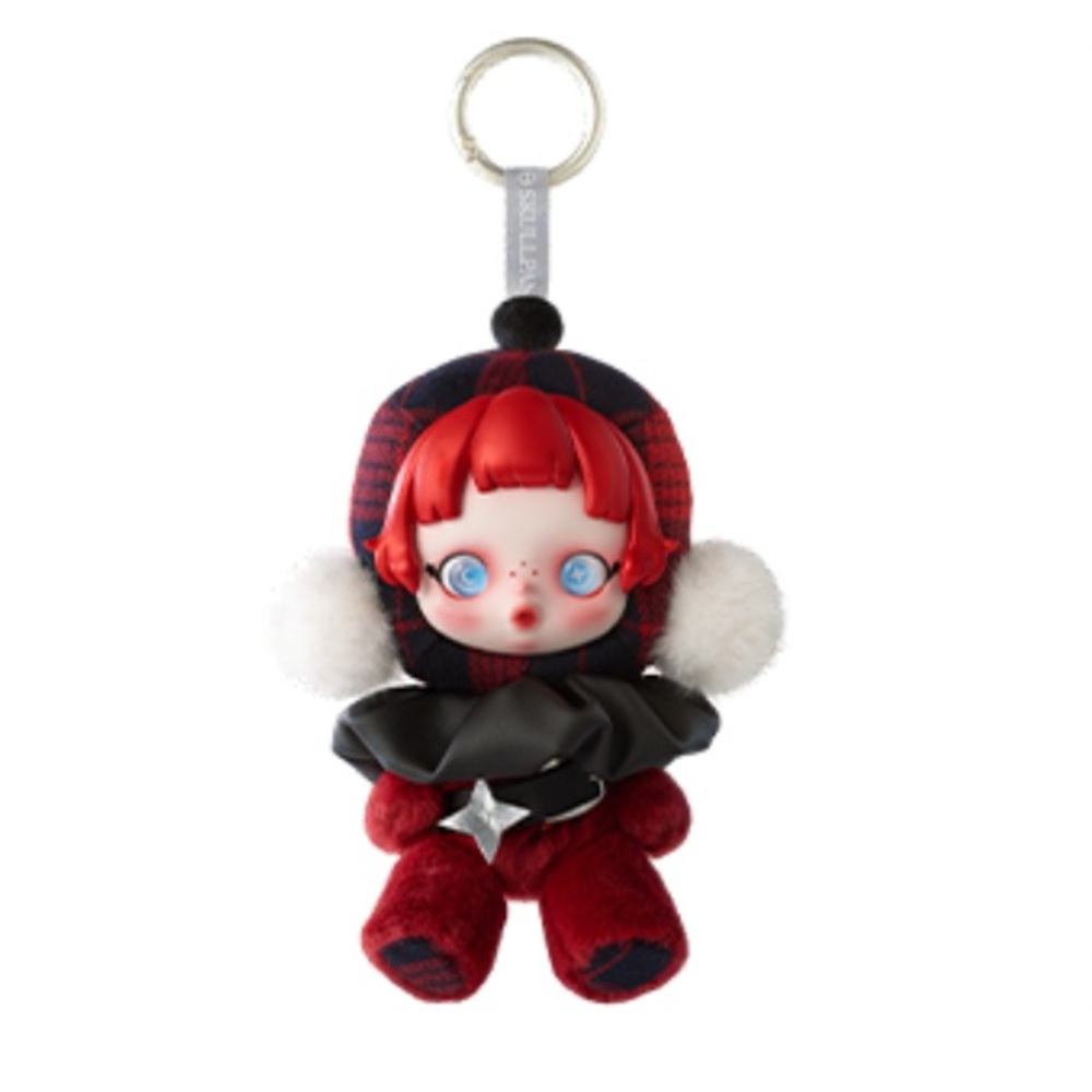 POP MART SKULLPANDA Winter Symphony Rock On Plush Keychain